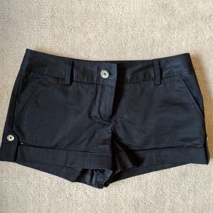 Express black shorts